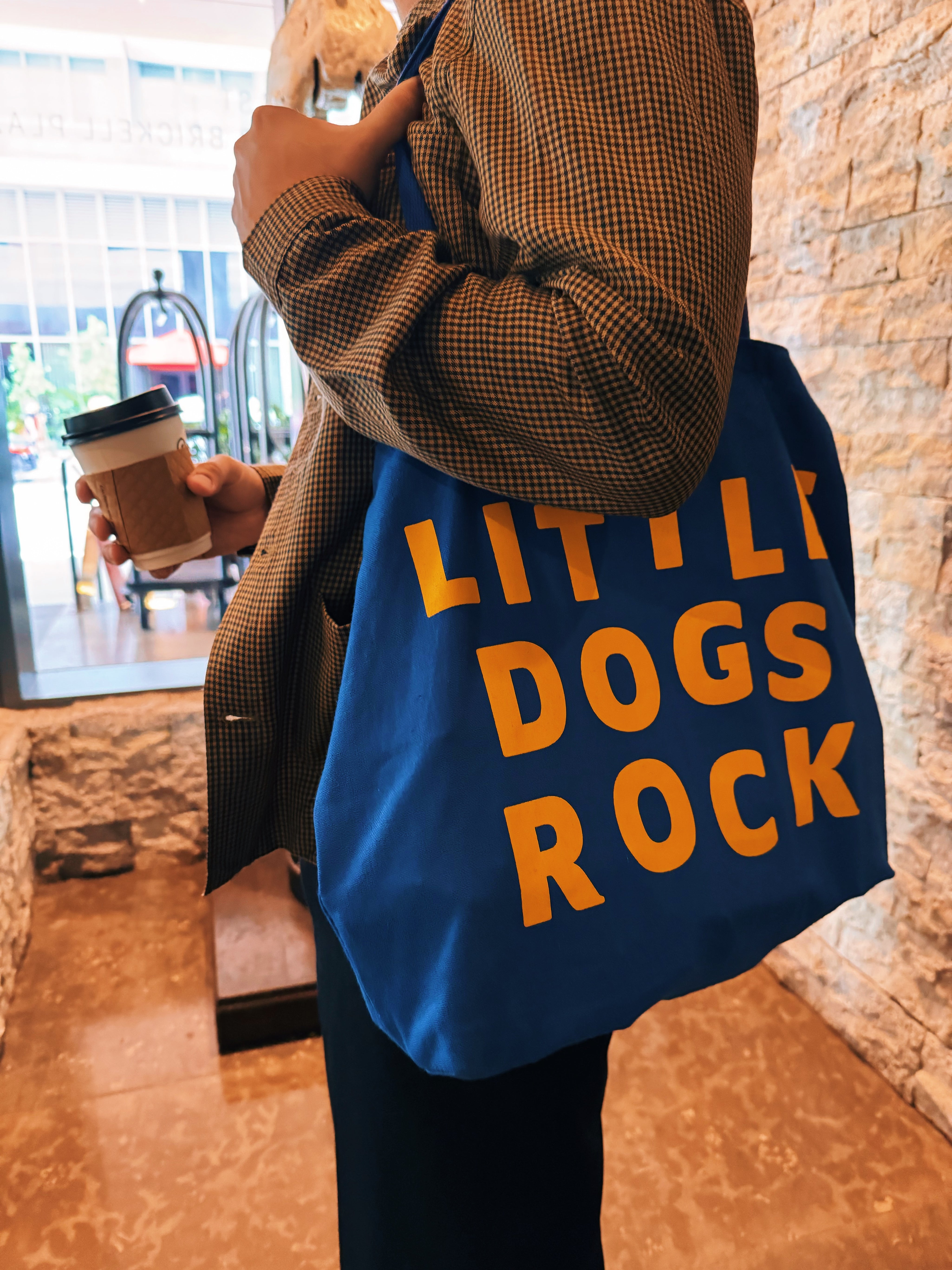 Little Dogs Rock Tote Bag