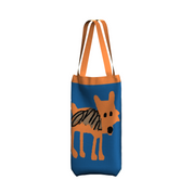 LITTLE DOG KNITTED TOTE BAG