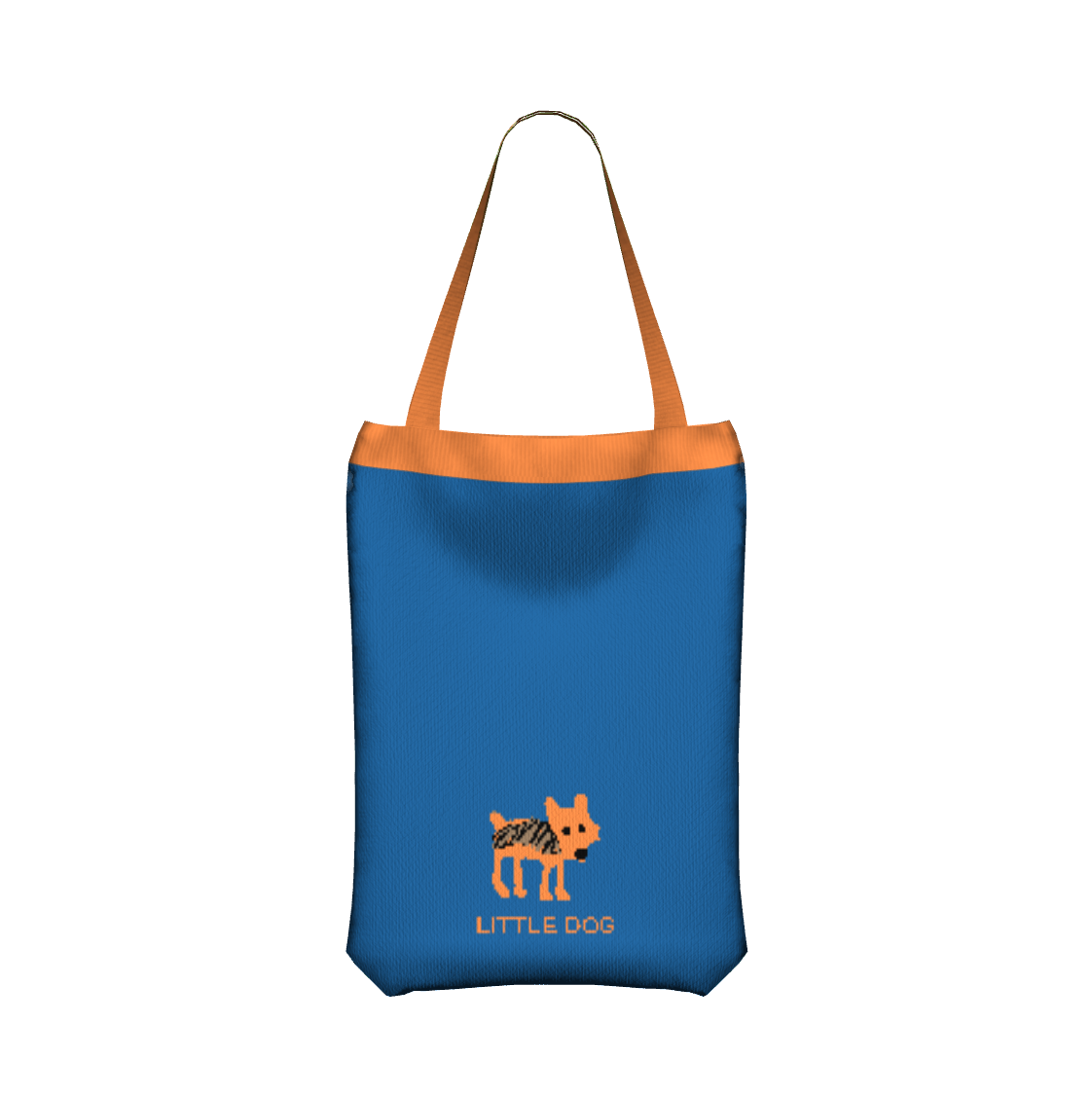 LITTLE DOG KNITTED TOTE BAG